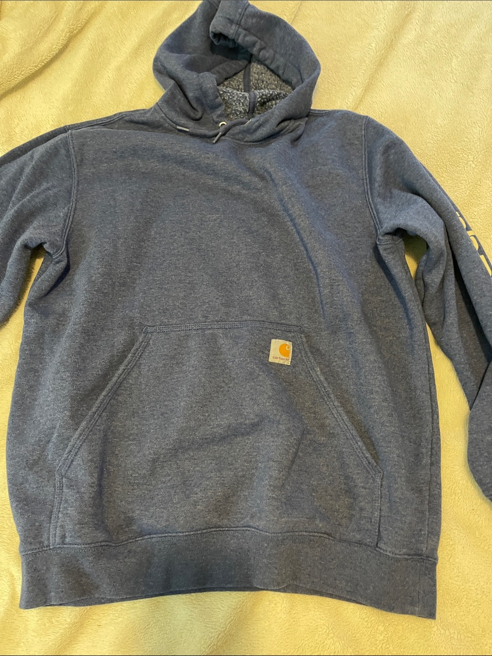 Carhartt Men's Navy Hooded Sweatshirt